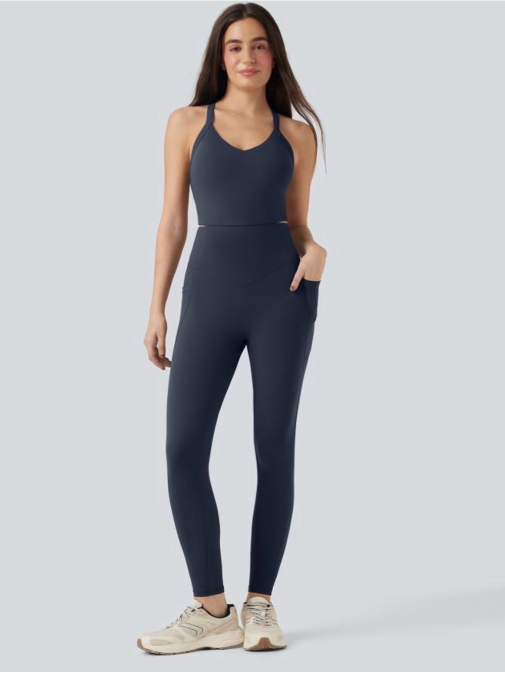 Halara UltraSculpt Tummy Control Training Jumpsuit
